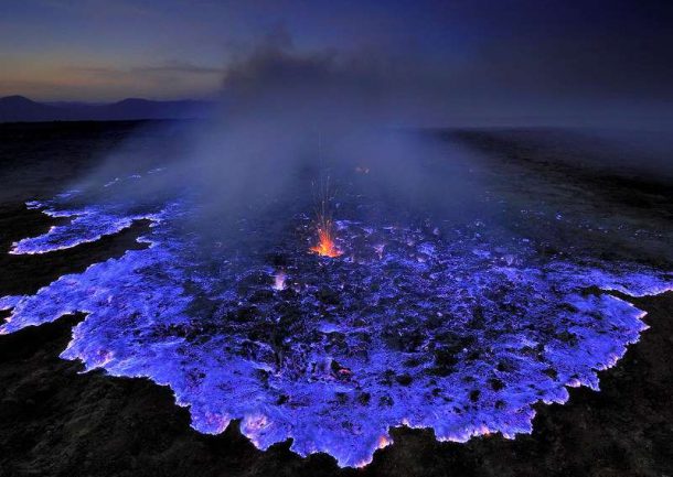 Blue Volcano in Ethiopia Blue Volcano in Ethiopia